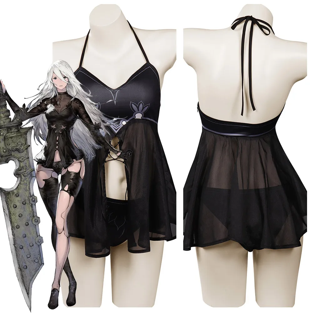 NieR:Automata YoRHa Type A No 2 Cosplay Costume Jumpsuit Swimsuit Halloween Carnival Suit