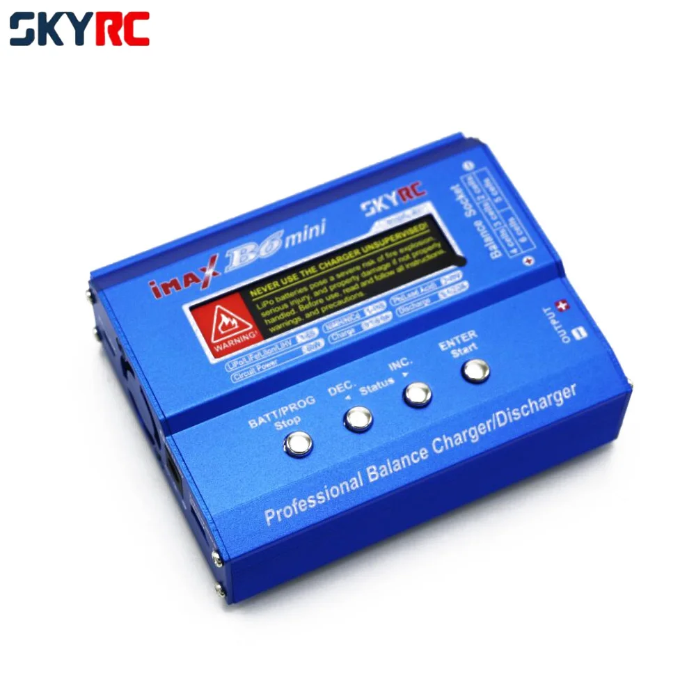 SKYRC Imax Mini B6 60W Max Balance Charger/Discharge For LiPo/LiFe/LiIon/NiMH/NiCd Battery For RC Car Boat Transmitter PFV Drone