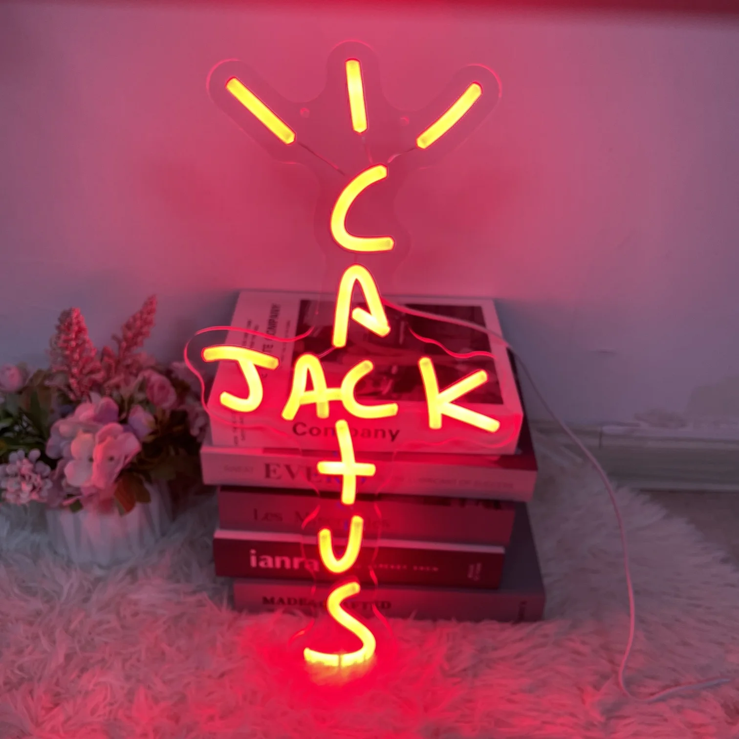 

Cactus Jack Neon Sign Man Cave Wall Art Decor Personalized Game Room Home Bedroom Bar Shop Store Sigange Sign