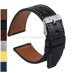 22mm 20mm Leather Strap For Huawei Watch GT 4 46mm Watch 4 Pro GT 3 GT2 Pro 42mm Band Watchbands Soft Replacement Men Wristbands