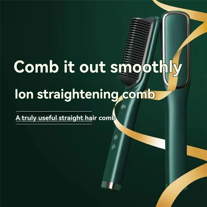 Dual-Purpose Straight And Curly Hair-Safe Inward Curling Iron For Salon Results EU Plug