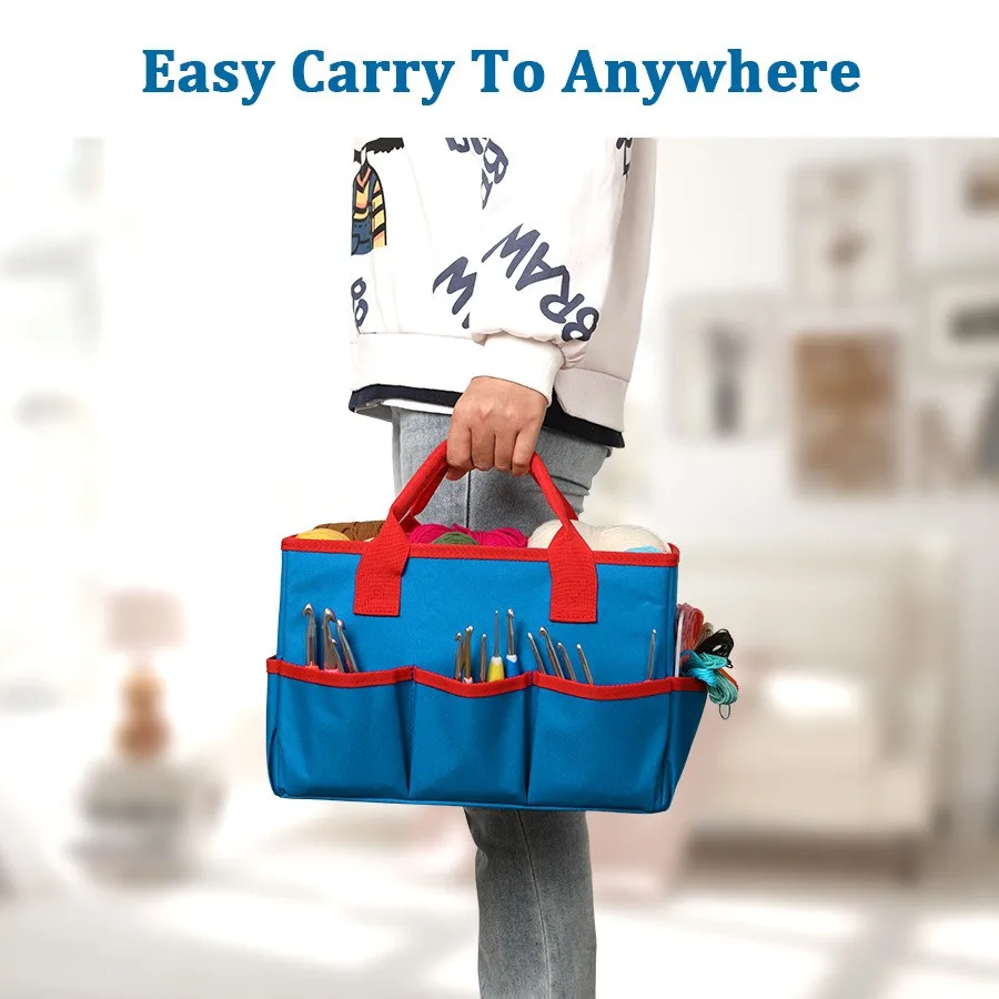 Portable Bag Gardening Multi-Layer Pruning Tool Bag, Woven Storage Bag, Gardening Tool Storage Bag, Just the Bag