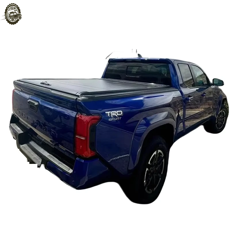 Retractable Manual Tonneau Cover for Toyota for Tacoma Roller Lid Pickup Truck Bed Cover Aluminum Roller Shutter Compatible