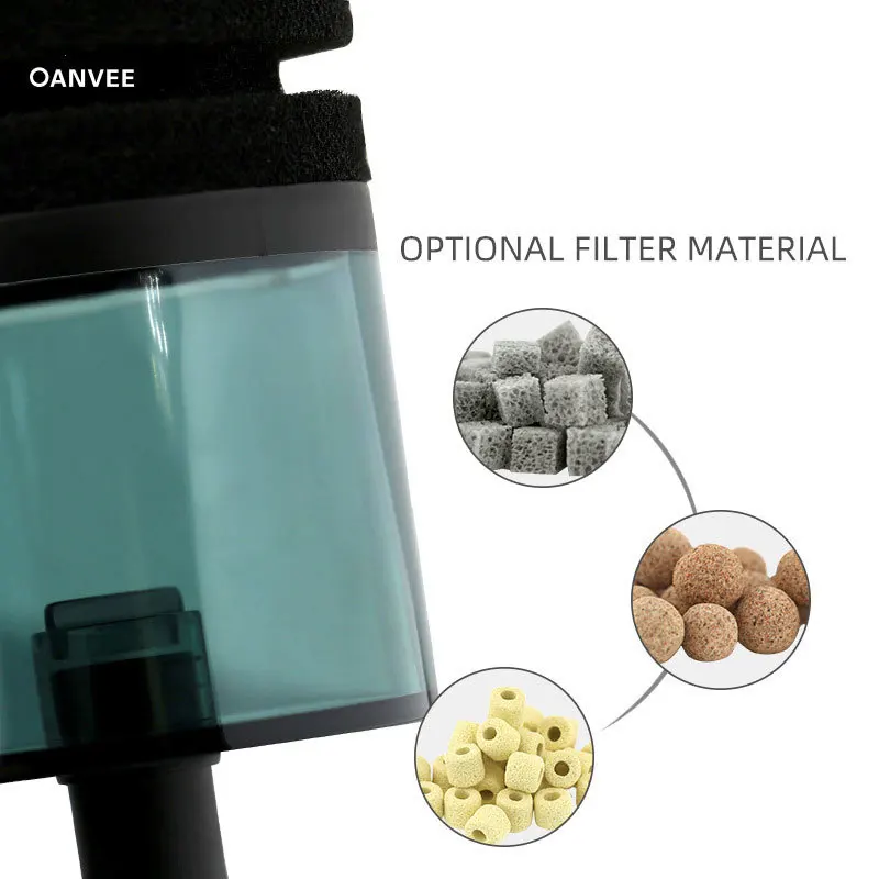 Biochemical Sponge Filter Electric Water Filtro Oxygenation Bacteria Aquarium Fish Tank Foam Fishing Carbon Koi Aquascaping