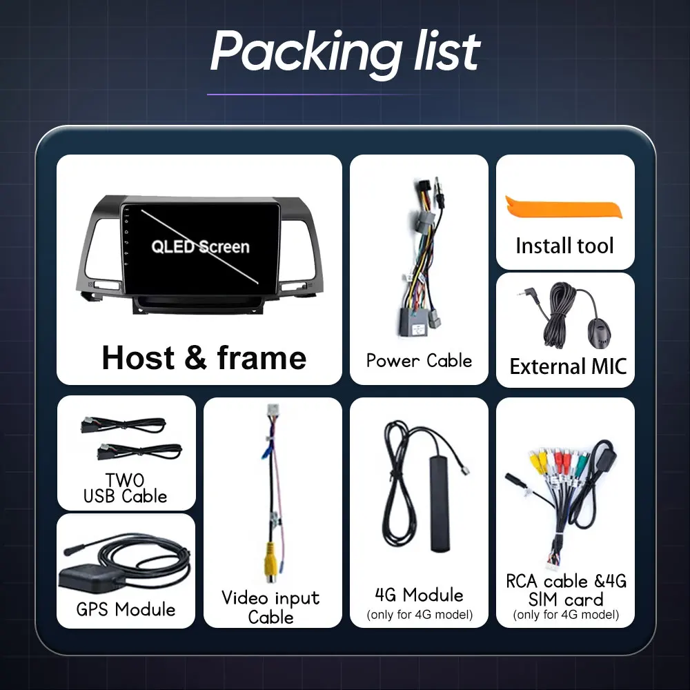 أندرويد 14 راديو السيارة لكيا أوبيروس GH 2006 - 2011 راديو السيارة مشغل وسائط متعددة 4G واي فاي BT No 2din DVD الملاحة GPS Carplay