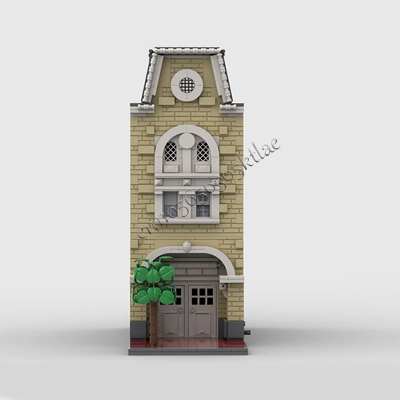 971 Uds. Escena de calle de ciudad pequeño Emporium MOC personalizar bloque de construcción Modular Simple Popular educativo DIY juguetes para vacaciones regalos