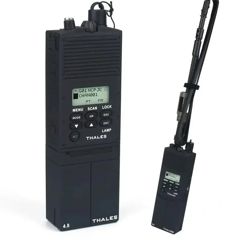 Tactical PRC-152 PRC-148 Replica Walkie-Talkie Shell with Antenna Military Role-Playing Radio Case for Airsoft & Outdoor Cosplay