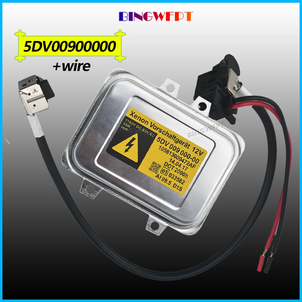 With Wire HID Xenon Ballast 5DV 009 000-00 5DV00900000 35W D1S Block For BMW 5 Series 525i 528i 530i 535i 550i 2006 - 2010
