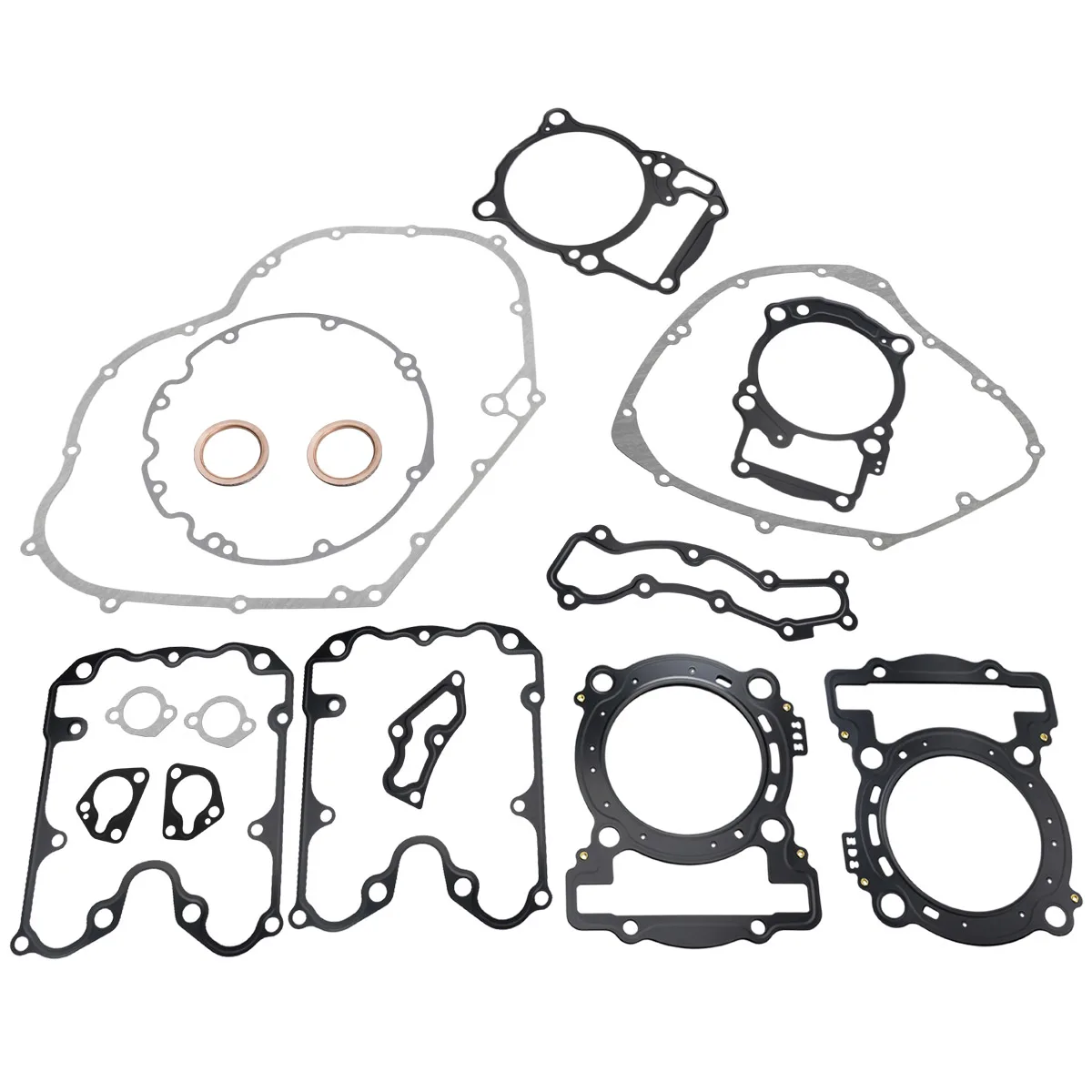 LOPOR Motorcycle Engine Cylinder Head Base Clutch Cover Crankcase Gasket Kits For YAMAHA XVS1300 2007-2018