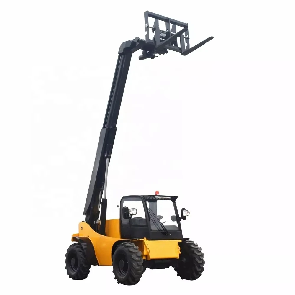 Factory electric telescopic forklift remote control processor with fork and bucket for sale