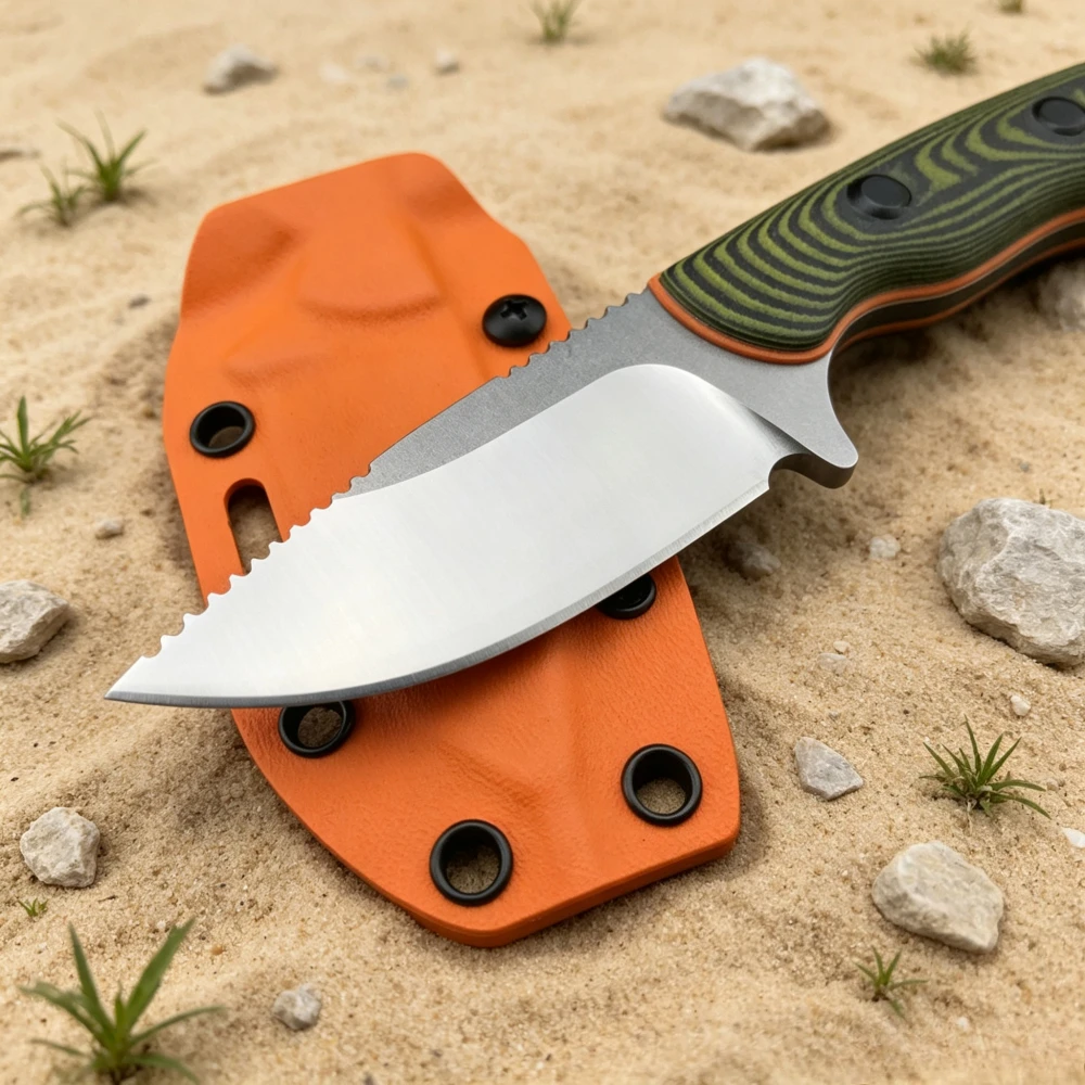 Herramienta de Pesca Ligera 15 - Camping Cooking Knife With Sheath reseña y precio