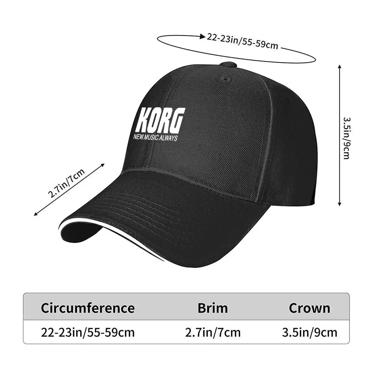 Nurse New Mama Typography Design Sandwich Baseball Cap