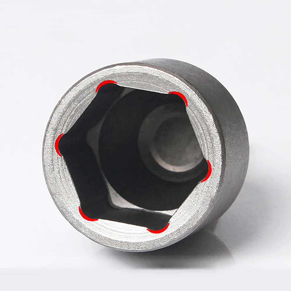 1pcs 3 - 24mm Hexagonal Shank Hex Nut Socket 65mm Long 1/4