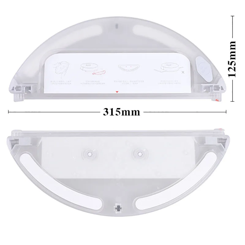 Filtro de tanque de agua ajustable, mopa de tela para Xiaomi Roborock S5, S50, S51, S55, S5Max, S6, S6 Max, serie E, piezas de repuesto para aspiradora