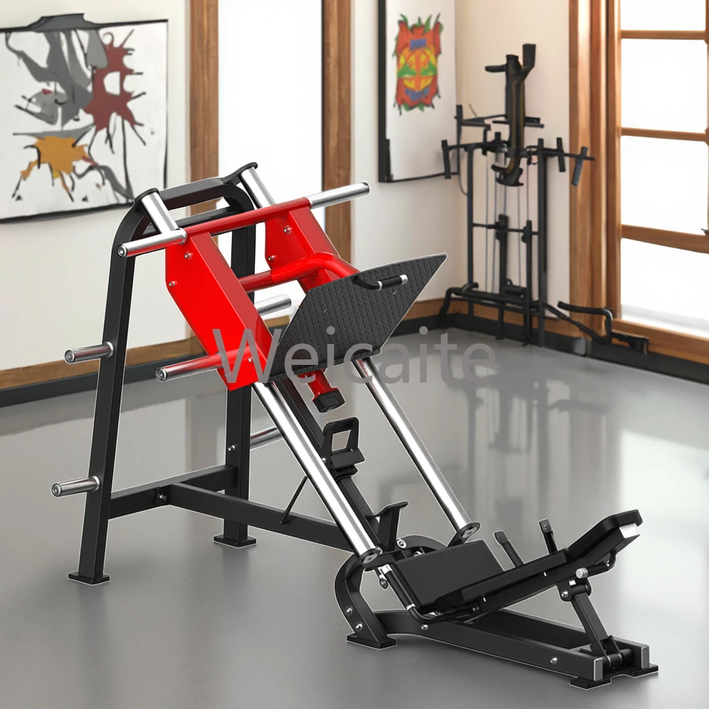 Commercial Gym Squat Press Machine PLATE RELOADED  Strength Bilateral Leg Press for Strength Training