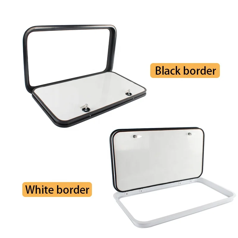 

TYTXRV Heavy Duty Storage Door with Lock Motorhome Parts RV Luggage Door 347*295mm Aluminum Alloy Caravan Baggage Door