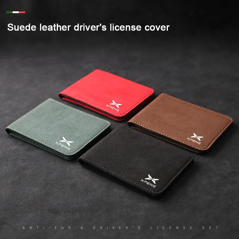 

Car Driving License Cover For Xiaopeng Xpeng G9 G6 P7 P7i G3 2021 2022 2023 2024 2025 Car Card Holder Money Bag ID/photo/bank