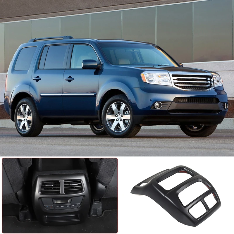 

For Honda Pilot 2015-2022 ABS Rear Air-conditioning Outlet Anti-kick Panel Decorative Cover Interior Modification Accessories