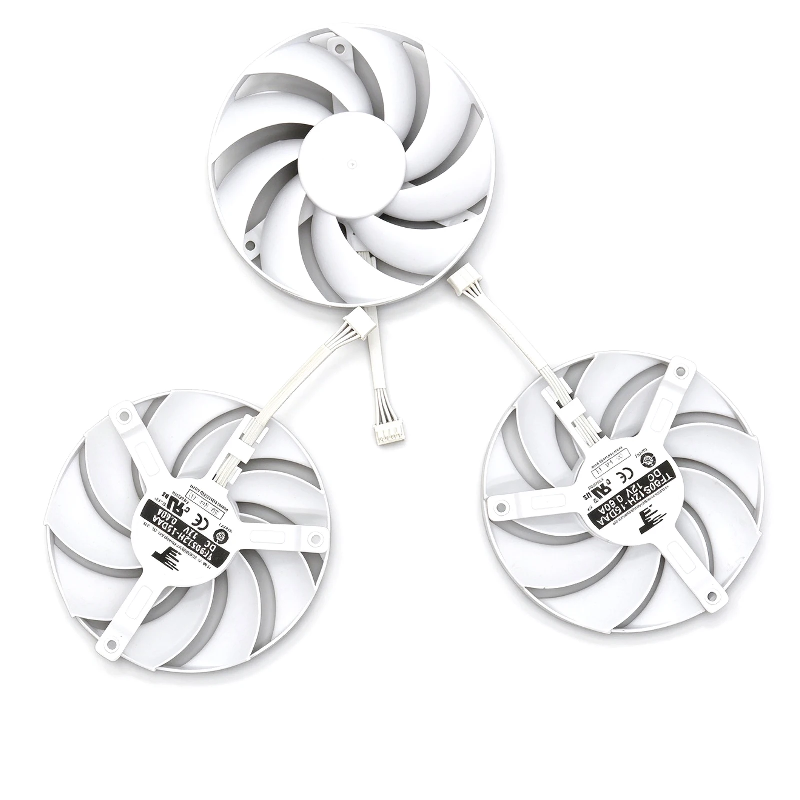 Video Cooling Cooler,GPU Graphics Card Fan,For ZOTAC 5070TiSOLID 16g,For ZOTAC RTX5070 AMP White Edition 12GB,TF90S12H-15DAA