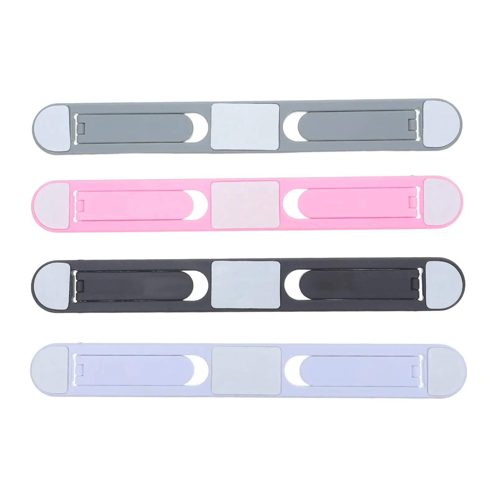 4Pcs Laptop Stand Foldable Portable Adjustable Mini Notebook Holder Cooling Riser for Desk Office Travel Notebook Computer