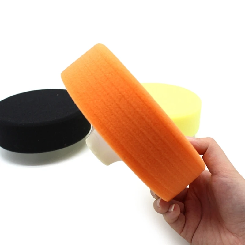 Almohadillas para fregona con cabezal esponja para pulir, 3 uds., 6 pulgadas, 150mm, hilo 14mm, envío directo