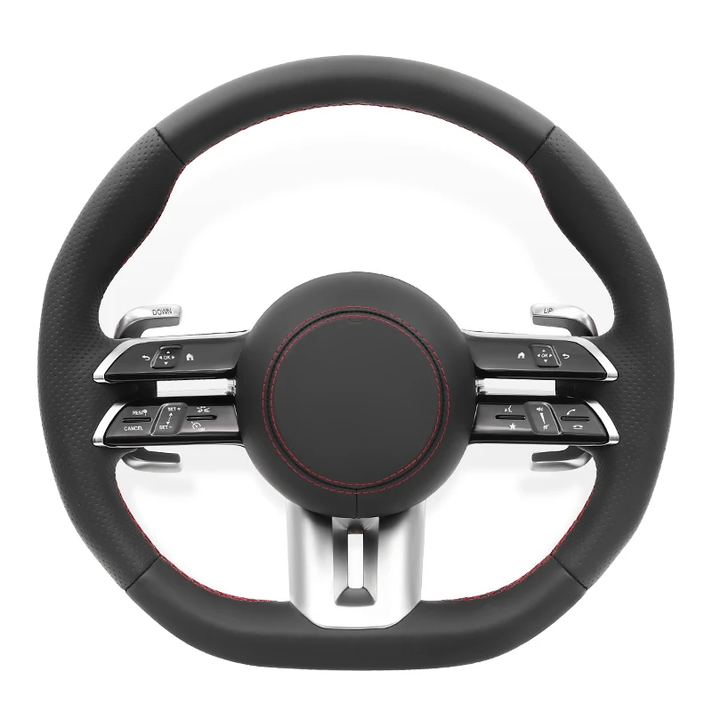 

Napa Leather Car Steering Wheel Fit for Mercedes Benz AMG W167 W177 W204 W205 W213 W217 W222 W223 W176 W463 W464 G63 C63 C43 S65