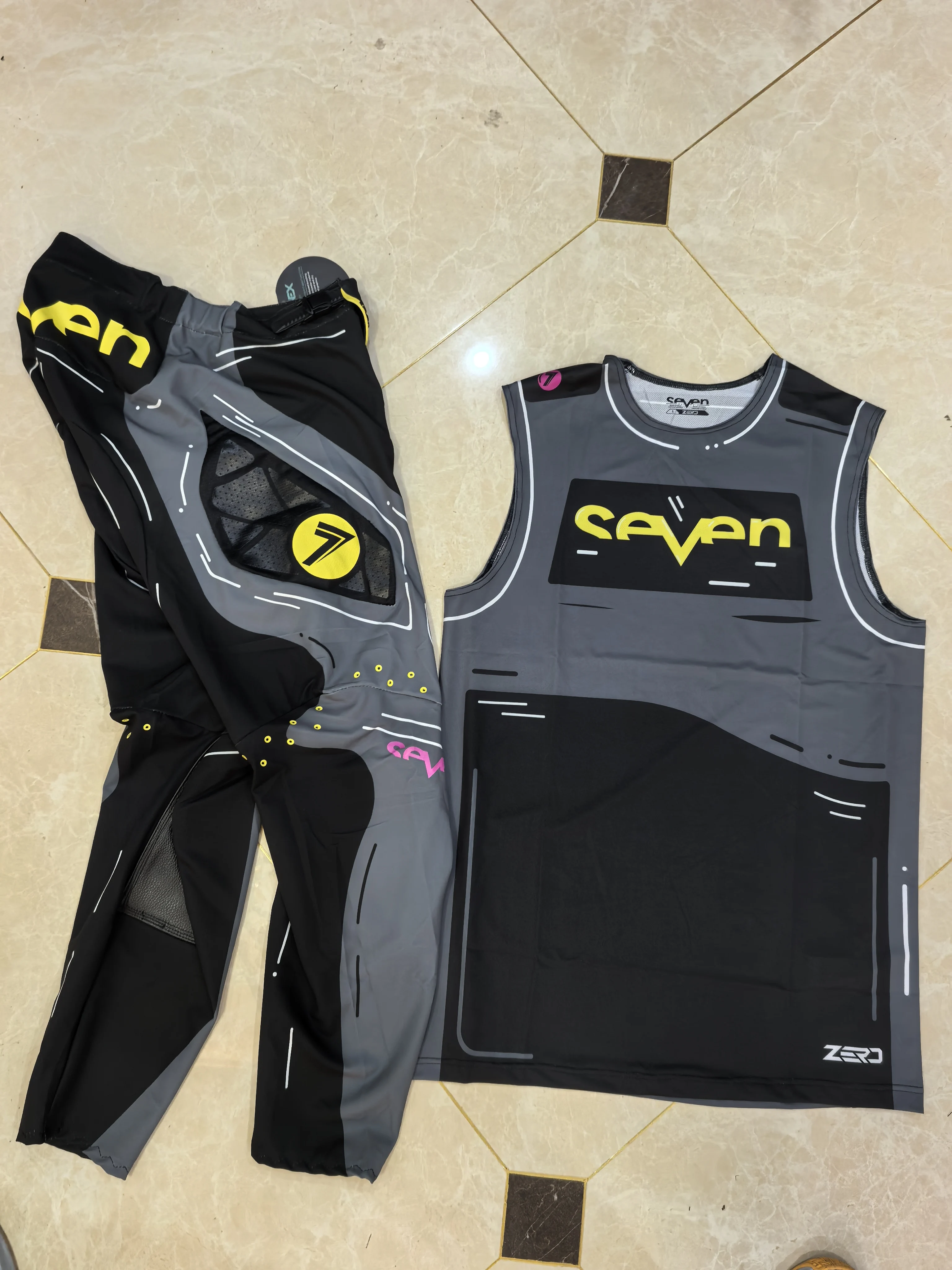 2025 سبعة MX Combos موتوكروس والعتاد مجموعة الطرق الوعرة موتو جيرسي مجموعة الترابية دراجة كيت دراجة نارية البدلة #4