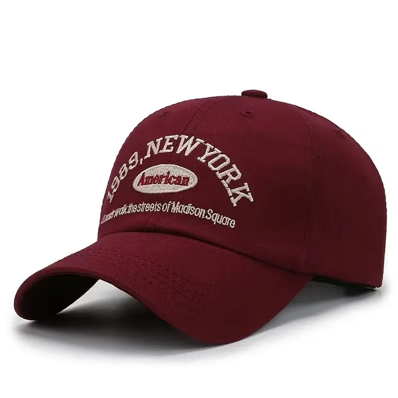 

Embroidery 1989 New York Baseball Hats Washed Cotton Cap for Men Women Adjustable Snapback Caps Baseball Cap Letter Dad Hat Hot