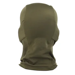 Balaclava táctica siliconaUV verde camo airsoft outdoor