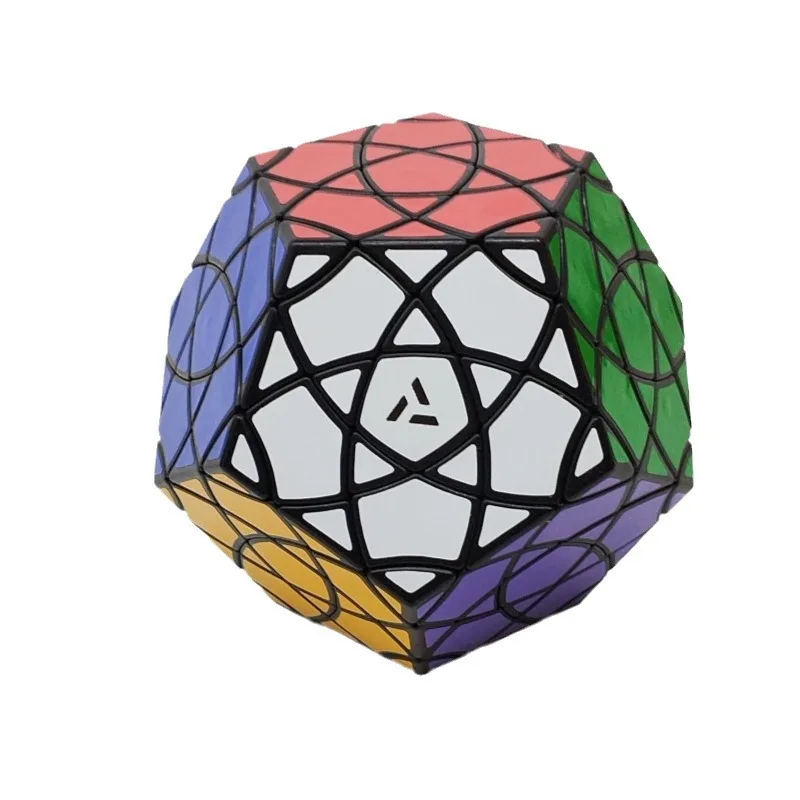 Coleção megaminx 5x5x5 aj ouro bauhinia cinco cubo mágico bauhinia dodecaedro ii quebra-cabeça brinquedos disponíveis atacado brinquedos fidget