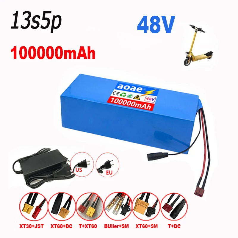 48V100Ah 18650 Lithium 13S5P Battery Pack Built-in Intellige