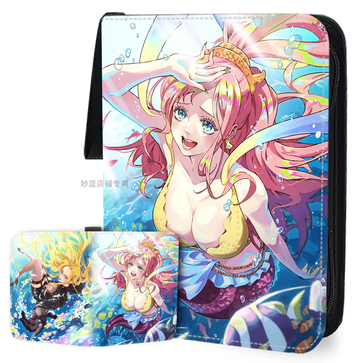Anime One Piece Boa Hancock Nami Yamato Nico Robin Black Maria Customizable Card Booklet Zipper Birthday Gifts
