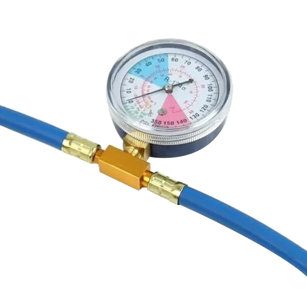 

R134a Filling Tube 1Pcs Conditioning Refrigerant Hose Easy Install Detection Supplement Car Use Blue L Size