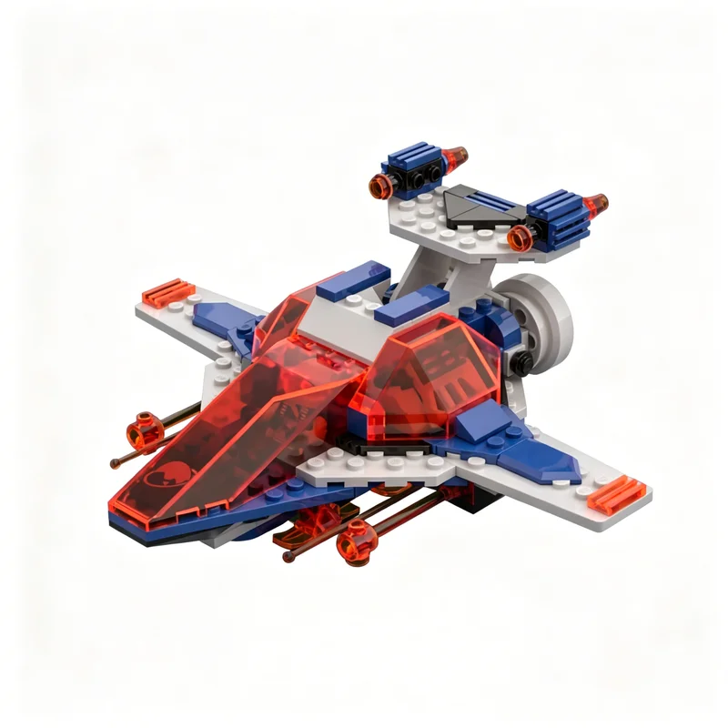 177pcs MOC Space Ice Planet Ice Planet Storm Chaser Model Toys Building Blocks Christmas Gift Construction 3D Birthday Display