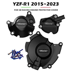 GB Racing Engine Cover YZF R1 2015 ~ 2023 para YAMAHA, accesorios de cubierta de protección de embrague de alternador de motocicleta