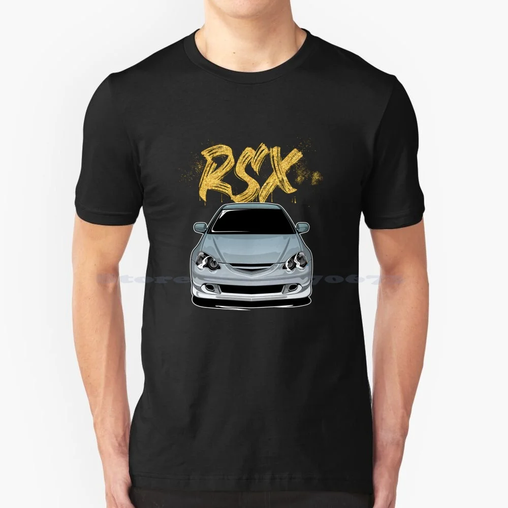 Rsx Tuner Jdm Stanced Vtec T Shirt 100% Cotton Tee Rsx Vtec Tuner Rsx Jdm Stanced Lowered Fast Furious