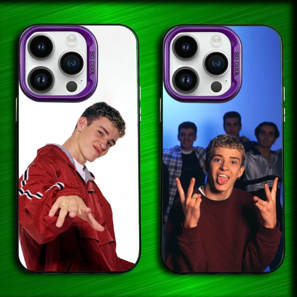 

Singer J-Justin Timberlake Phone Case For iPhone 16,15,14,13,12,11,Mini,Pro,MAX Purple Matte Silicone Cover