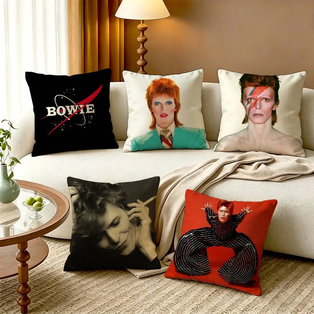 D-David Singer B- Bowies Pillow Case Cushion Cover Throw Pillow Case For Car Sofa