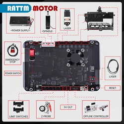 CNC Control Board Card DC 48V 10.4A For 3020 PLUS Laser Milling Router Machine