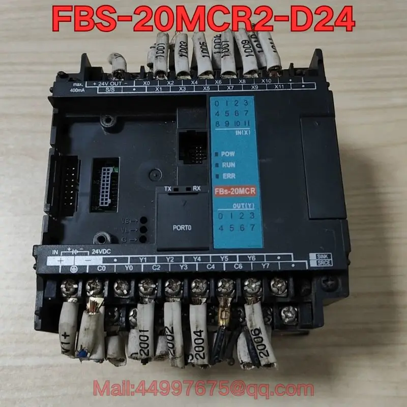 

Second-hand FBS-20MCR2-D24 PLC controller functional test is normal