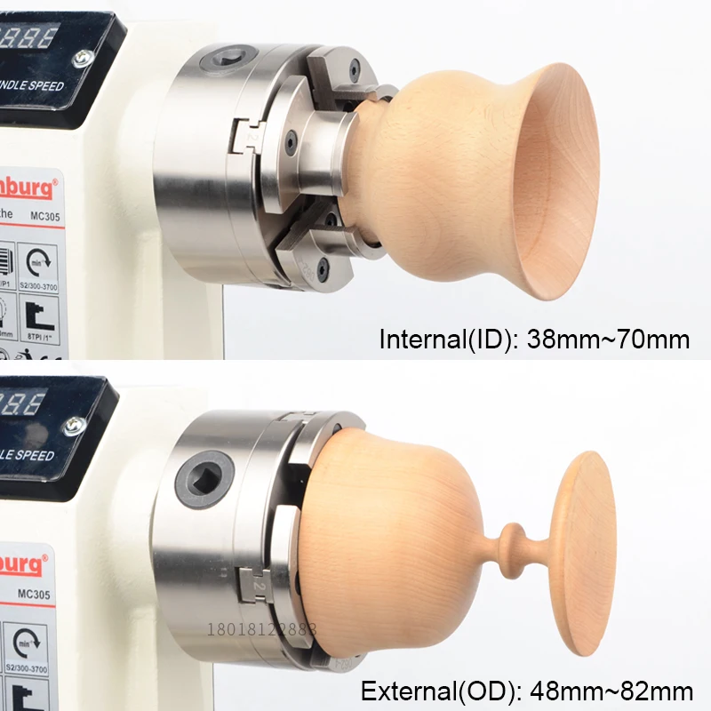 WoodLathe Chuck Self Centering 4 Jaw Wood Turning Chuck 4\