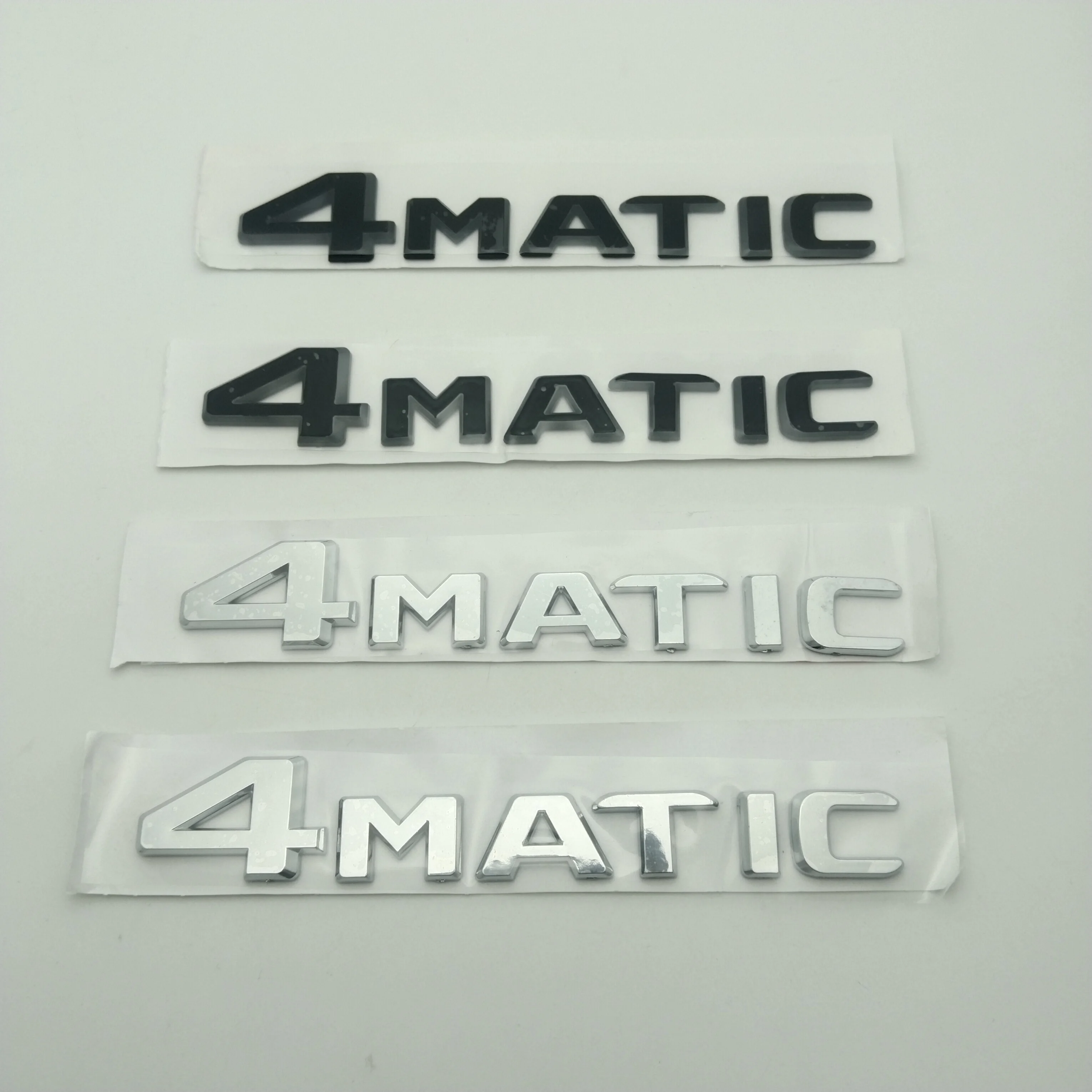 4MATIC letter sticker 1pcs car trunk door fender bumper badge sticker suitable for A B C E G S ML SL GLA CLA class AMG