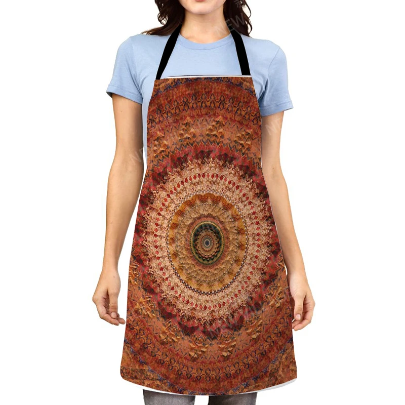 Mandala Aesthetic Women kitchen apron original Children Waterproof girl custom man waiter work apron oil proof vintage Persia