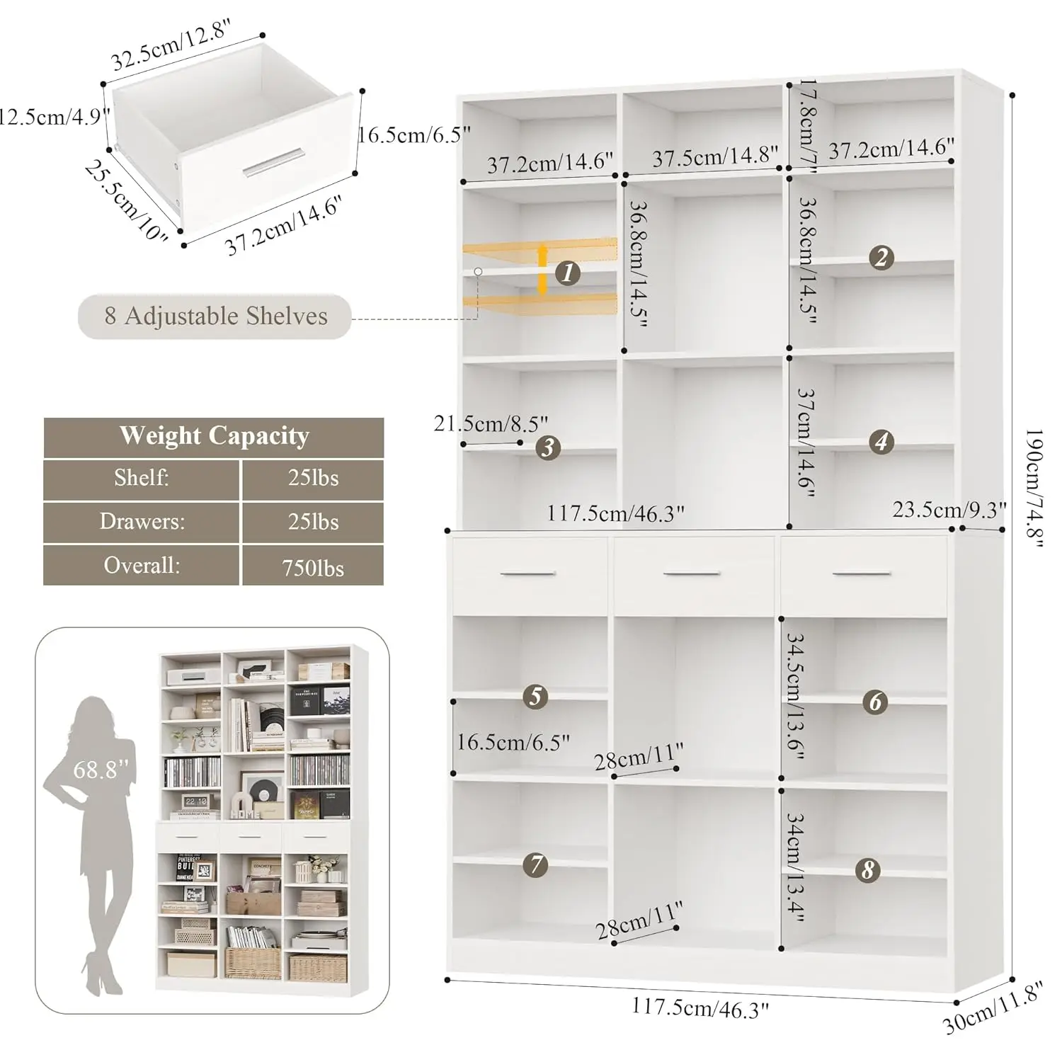 Thumbnail 2 - #11 Latest Small Bookcases Updates