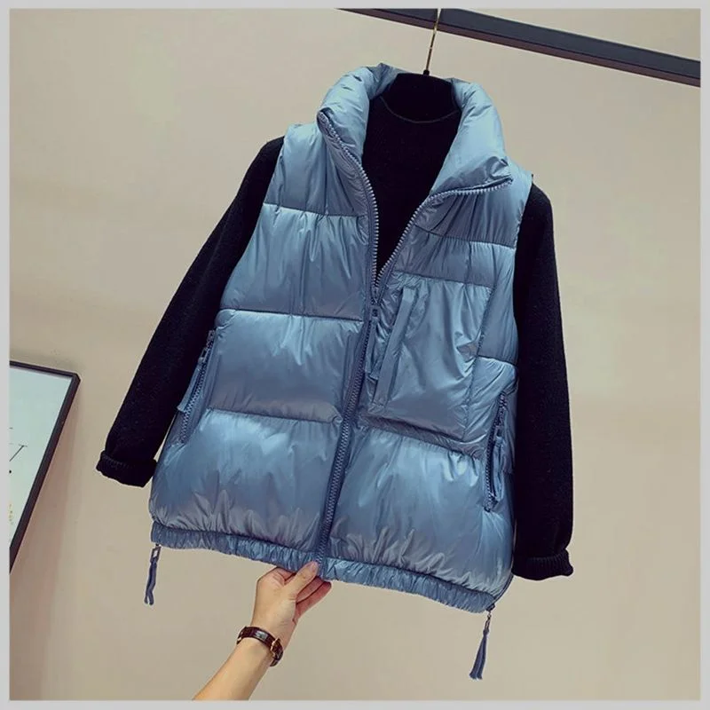 Hit Sleeveless Vests Jackets Woman Winter 2024 Trend Sale Duck Down Vest Jacket for Women Coat Very Warm New Feather Demi-season