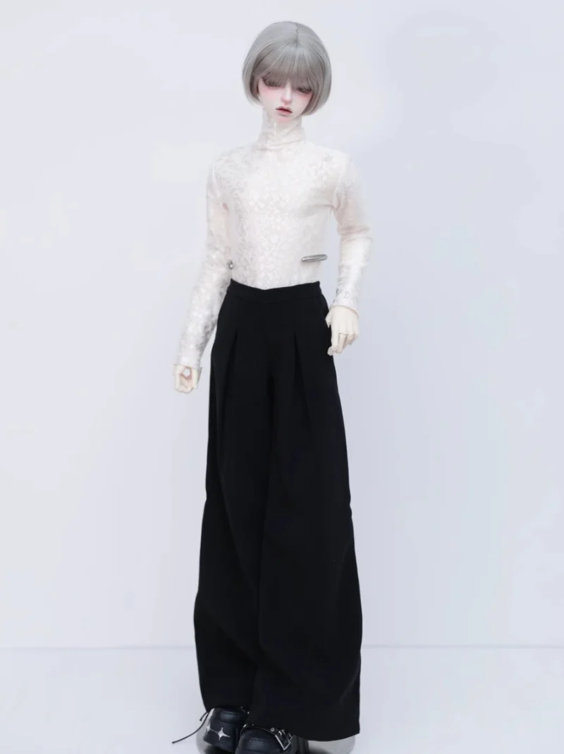 1/3 MSD Uncle 73cm ID75 size bjd Doll Clothing Jacquard lace turtleneck Stretch Base 3 colors into doll accessories