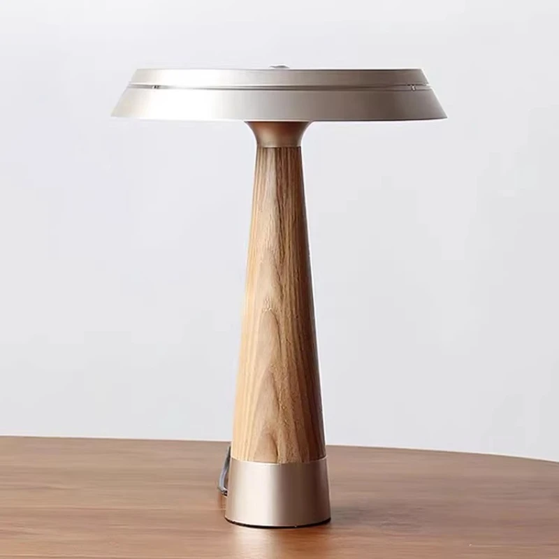 Italian Solid Wood Touch Dimming Table Lamp Living Room Study Bedroom Bedside Hotel Dining Modern Luxury Decorative Desk Lights