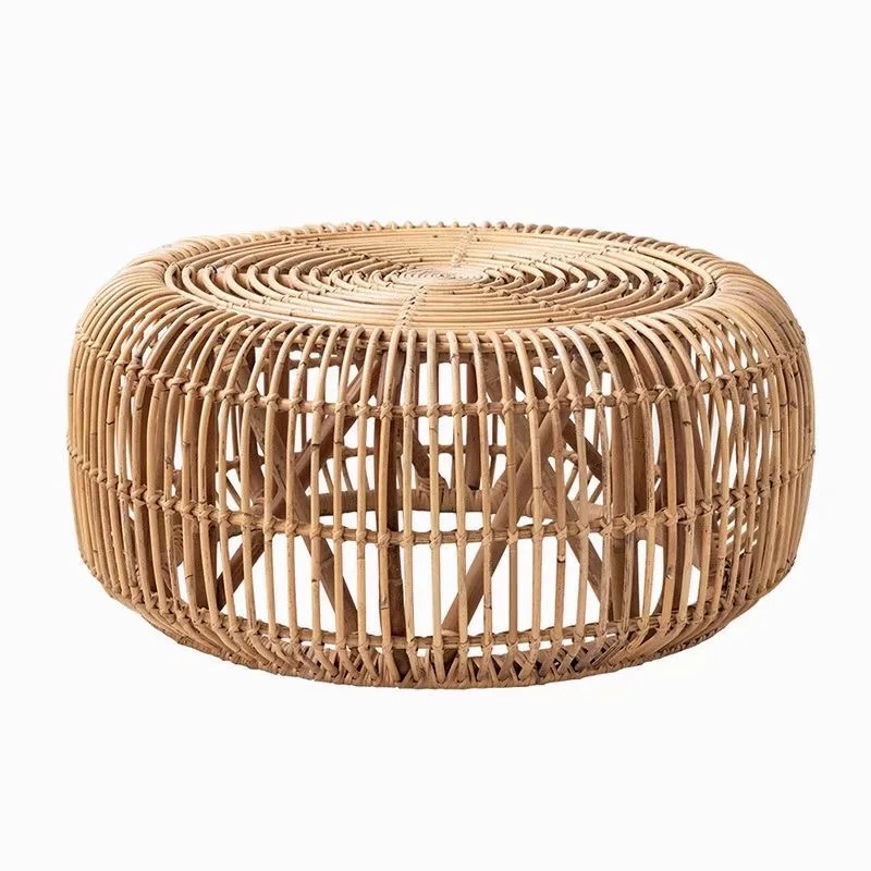 

Living room plant rattan coffee table real vine coffee table casual round coffee table inn tea photography photo