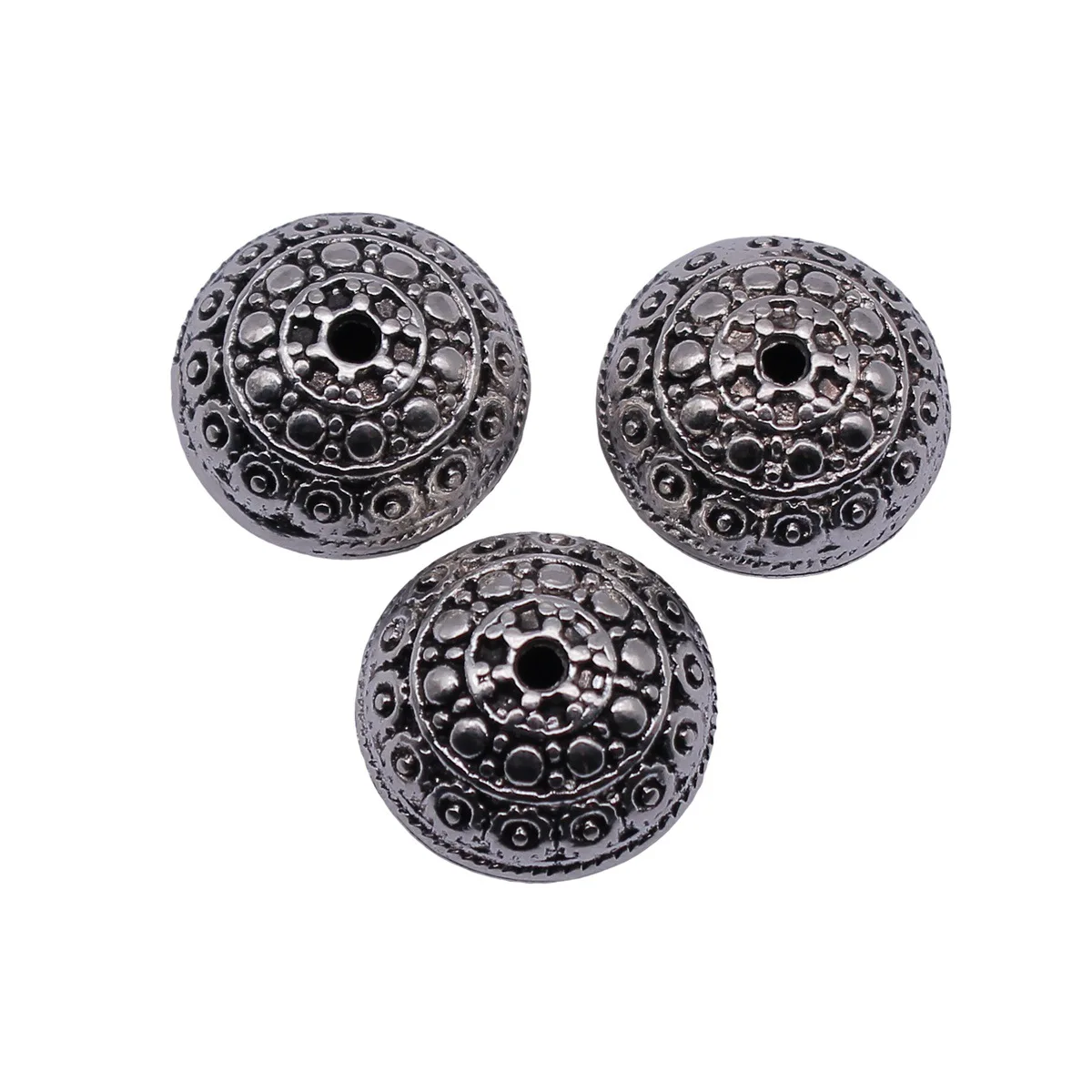 2pcs 18*14mm, hole 2.3mm tibetan silver color big size beads T0545 for DIY accssries handmade