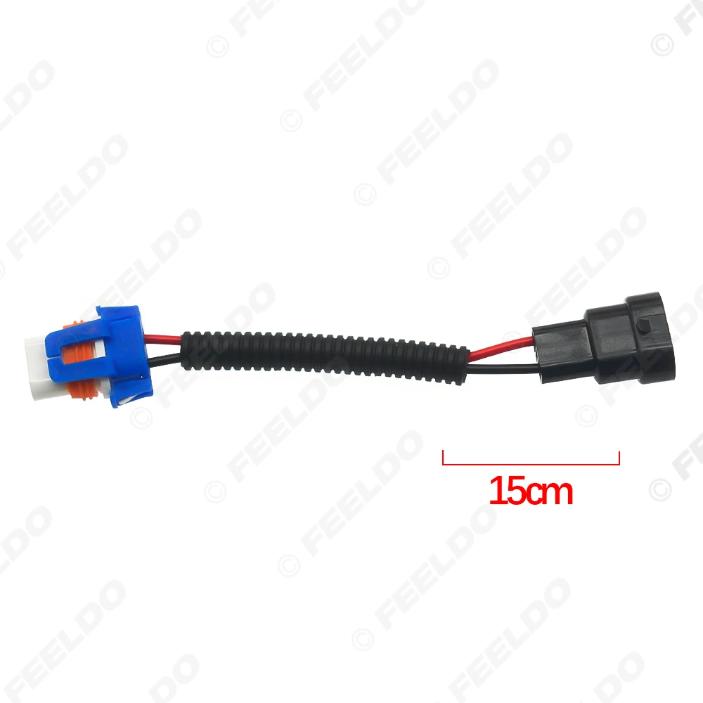 FEELDO 1PC Car Ceramic Socket 9006 Ceramic Wiring Harness Connector Adaptor For LED/HID Headlight Bulb Socket Holder